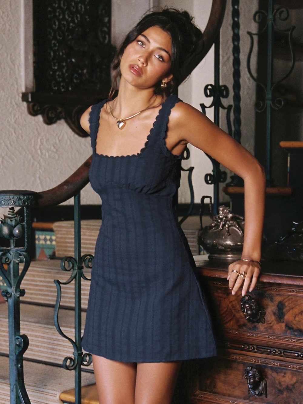 NWT Princess Polly Dasha Mini Dress Navy